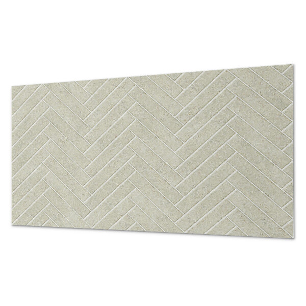 Square tv wall panel Herringbone pattern