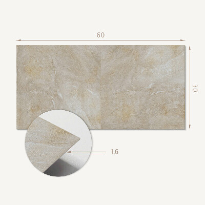 Square wall panel Natural marble in shades