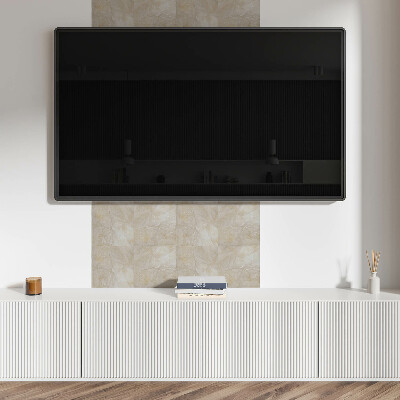 Square wall panel Natural marble in shades