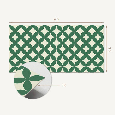 Square tv wall panel Leaf motif in a mesh