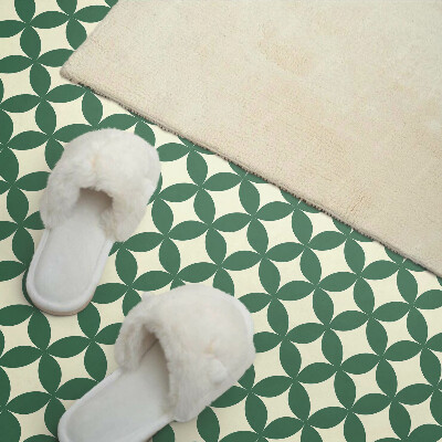 Square tv wall panel Leaf motif in a mesh