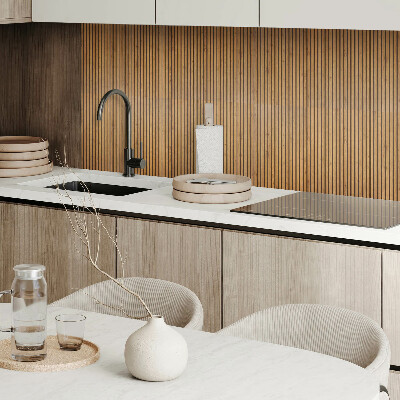 Square wall panel Wooden vertical boards