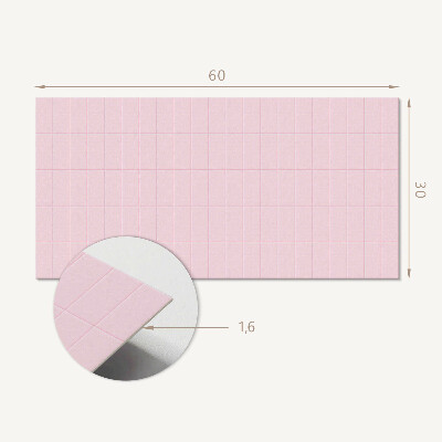 Square tv wall panel Smooth tiles in a grid