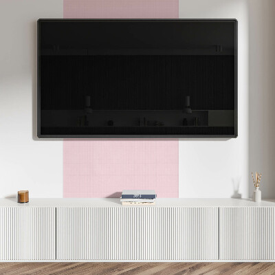 Square tv wall panel Smooth tiles in a grid