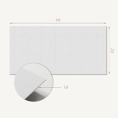 Square tv wall panel Light rectangular tiles