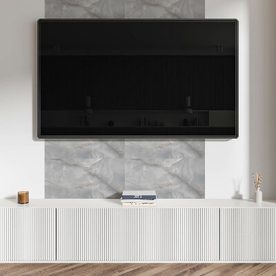 Square tv wall panel Elegant marble pattern