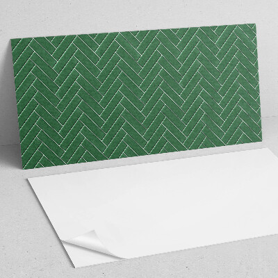 Square tv wall panel Herringbone pattern on tiles