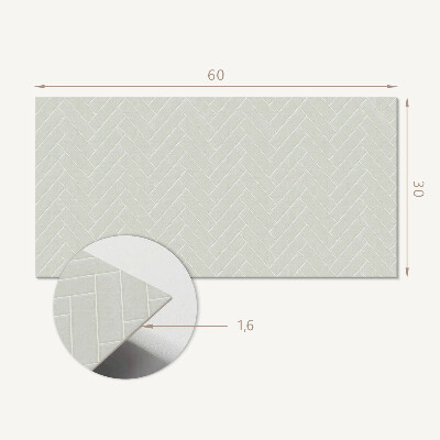 Square tv wall panel Herringbone pattern