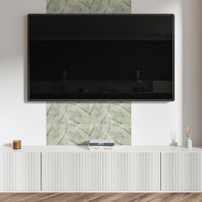Square tv wall panel Natural marble pattern