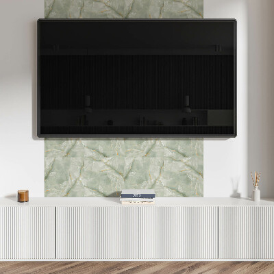Square tv wall panel Natural marble pattern