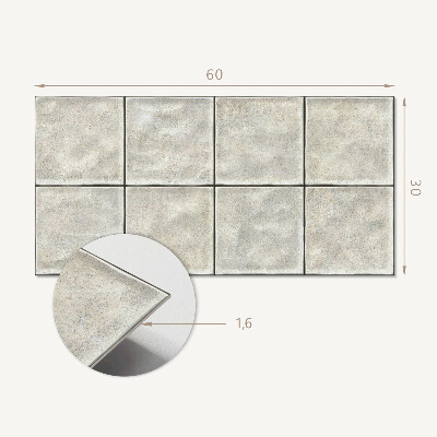 Square wall panel Ceramic tile texture