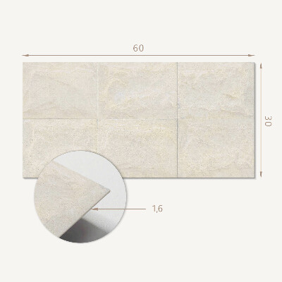 Square tv wall panel Natural stone texture