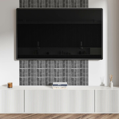 Square wall panel Geometric arrangement of tiles