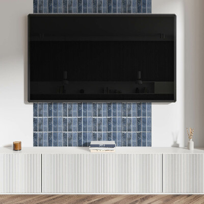 Square tv wall panel Vertical fashionable tiles