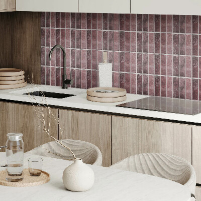 Pvc wall panel Vertical stripes in a mosaic