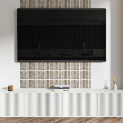 Square tv wall panel Rectangular tiles