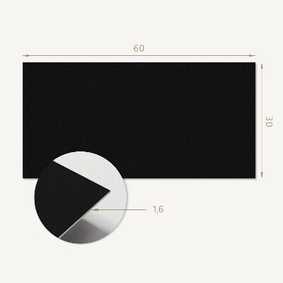 Square wall panel Color Black