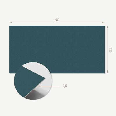Square tv wall panel Color Dark teal