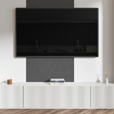 Square tv wall panel Color: Gray-brown