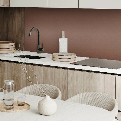 Square tv wall panel Color Brown