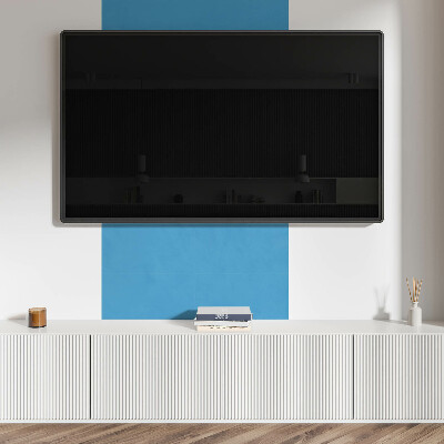 Square tv wall panel Color Blue