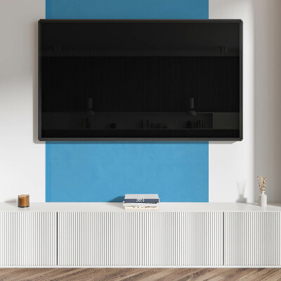 Square tv wall panel Color Blue