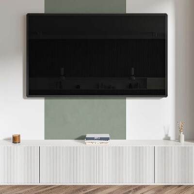 Square wall panel Gray-green color