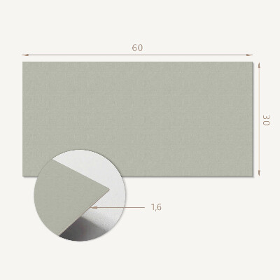 Square wall panel Color Gray-green