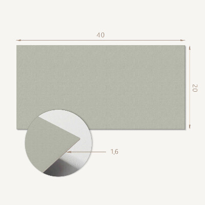 Square wall panel Color Gray-green