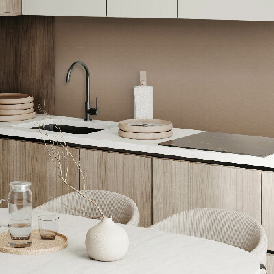 Square tv wall panel Color Brown