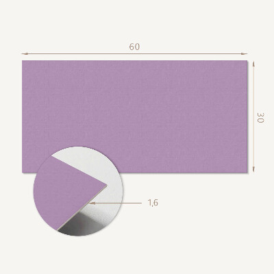 Square wall panel Light purple color