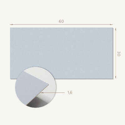 Square tv wall panel Color Light Blue