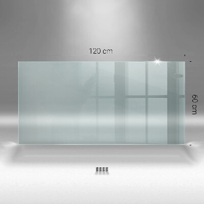 Glass cooker splashback transparent tempered glass