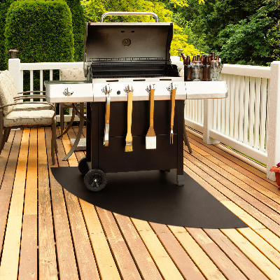 BBQ grill floor protector mat 39x39 in