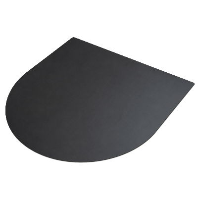 Semi-oval metal grill grate 31x27 inches (80x70 cm)