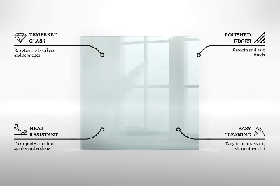 Glass hearth for stove transparent