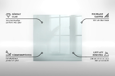 Glass hearth for stove transparent