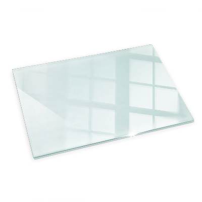 Glass hearth for stove transparent