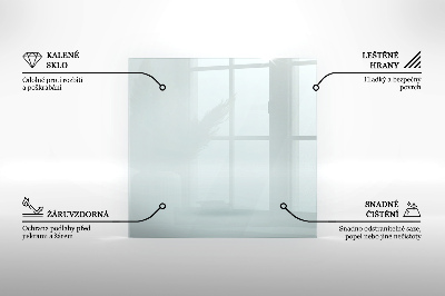 Glass hearth for stove transparent