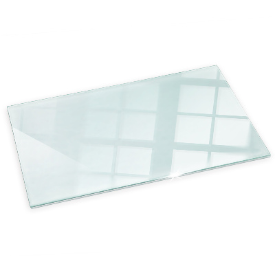 Glass hearth for stove transparent