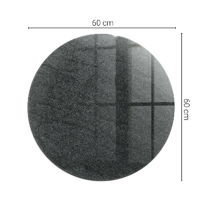 Glass hearth pad round Stone surface texture