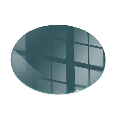 Glass hearth for stove round Sea Color