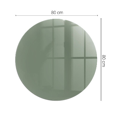 Glass hearth for stove round Color Olive