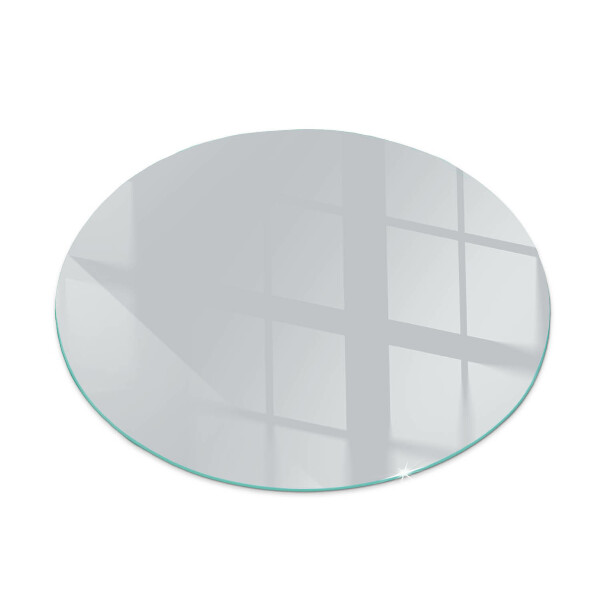 Glass hearth for stove round Color Gray