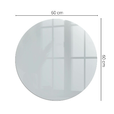 Glass hearth for stove round Color Gray