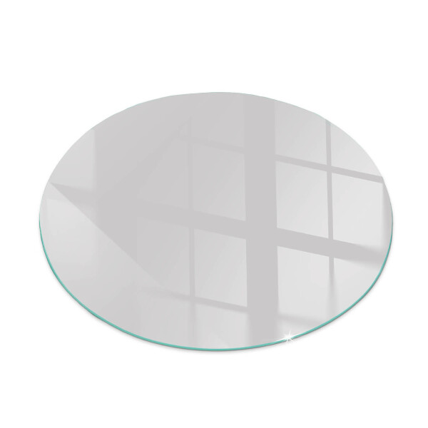 Glass hearth for stove round Color Gray