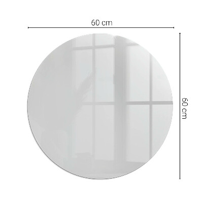 Glass hearth for stove round Color Gray