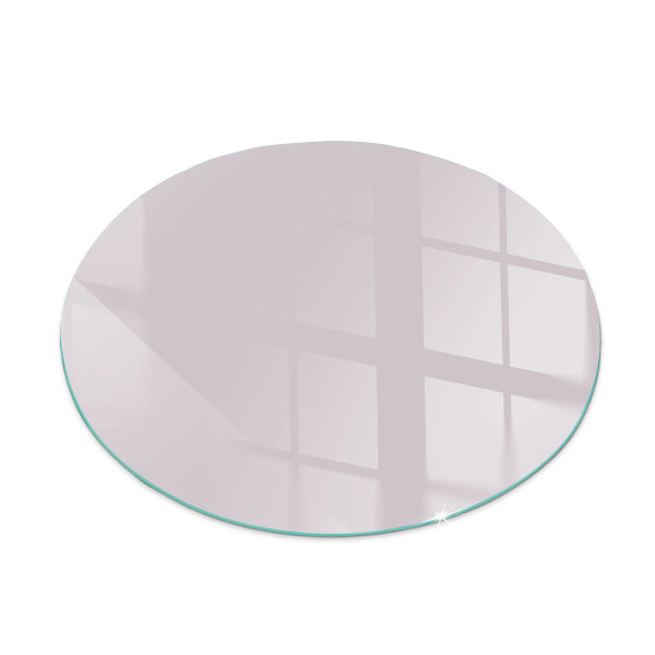 Glass hearth for stove round Color Light purple