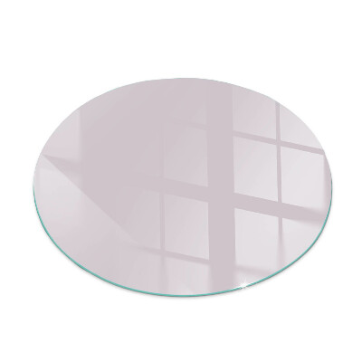 Glass hearth for stove round Color Light purple