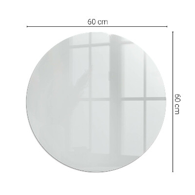 Glass hearth for stove round Color Gray